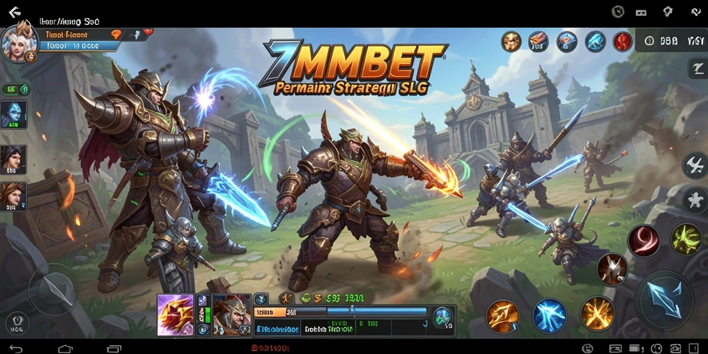 Screenshot gameplay <strong>7MMBET</strong> menampilkan pertempuran strategis antar pemain.