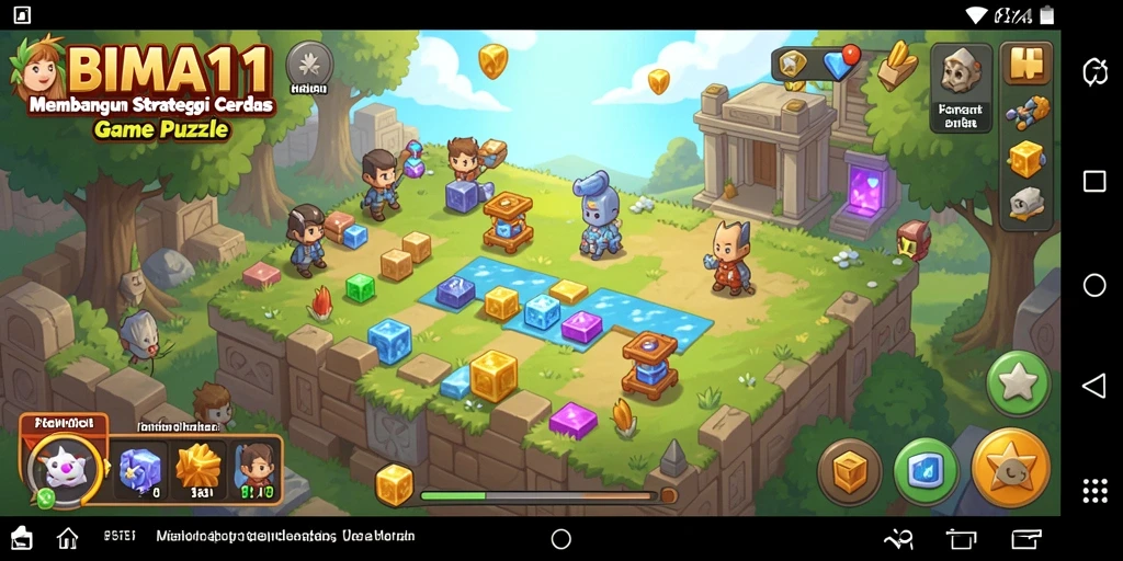 Gameplay BIMA11 yang seru dan menantang dalam teka-teki Puzzle.