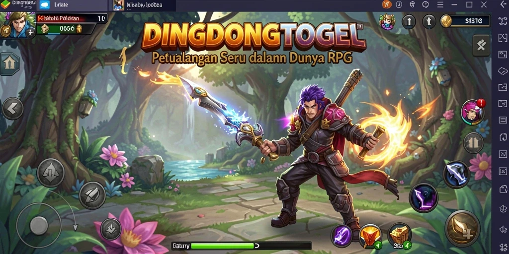 Tampilan gameplay DINGDONGTOGEL yang menantang dan mendebarkan.