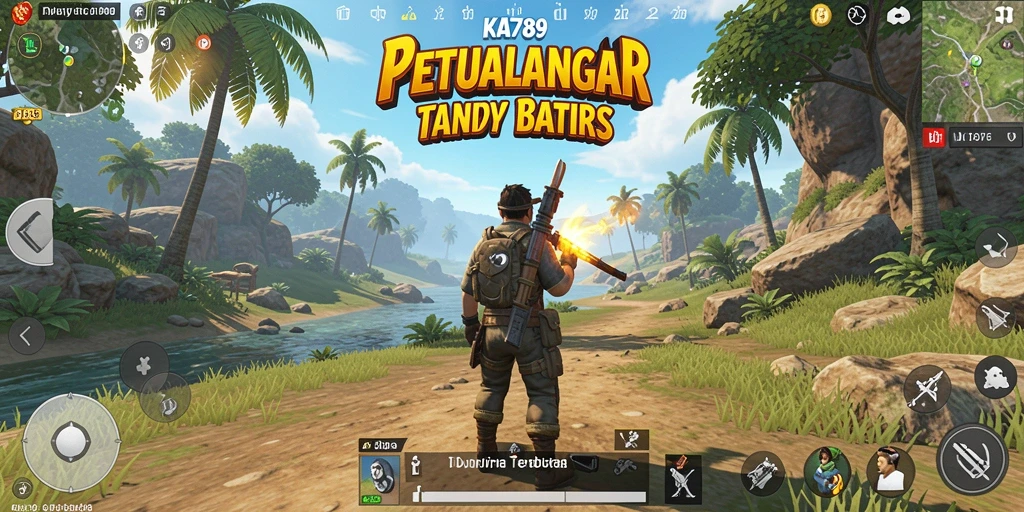 Screenshot gameplay KA789 menunjukkan petualangan di dunia terbuka yang menarik.
