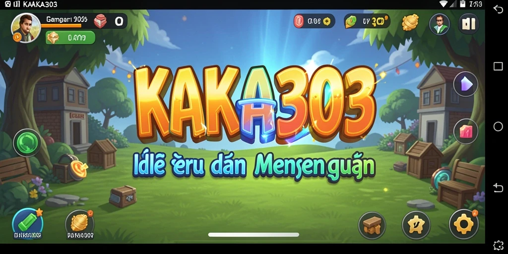 Tampilan gameplay KAKA303 yang menarik dan ceria.