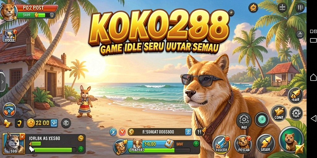 Tampilan gameplay KOKO288 yang seru dan menarik.
