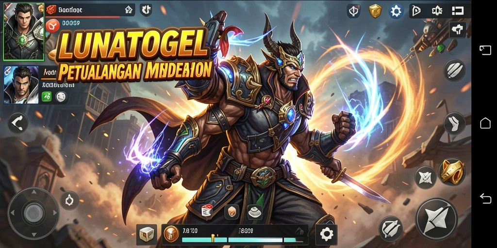 Gameplay LUNATOGEL yang mendebarkan dan penuh aksi.