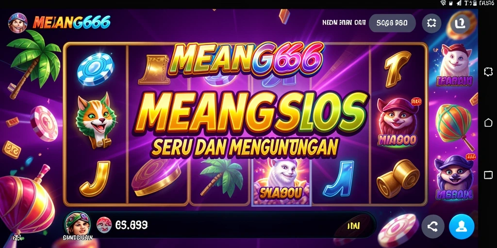 Gameplay MENANG666 yang mendebarkan dengan simbol-simbol menarik.