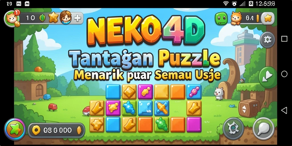 Tampilan gameplay NEKO4D yang menantang dan menarik.