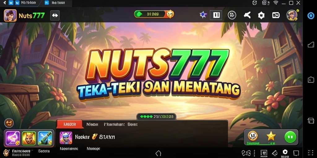 Tampilan gameplay NUTS777 yang penuh teka-teki seru.