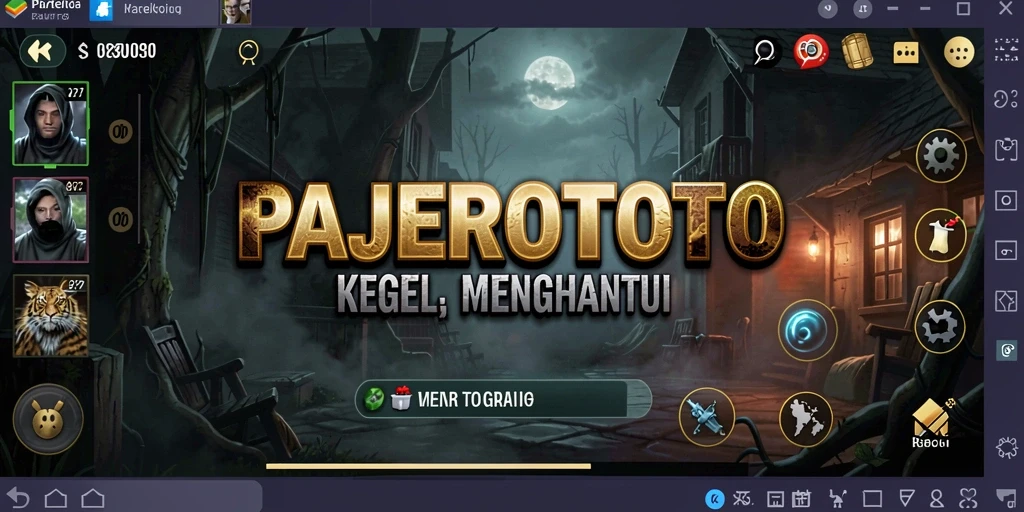 Tangkapan layar PAJEROTOTO menampilkan suasana angker yang mendebarkan.