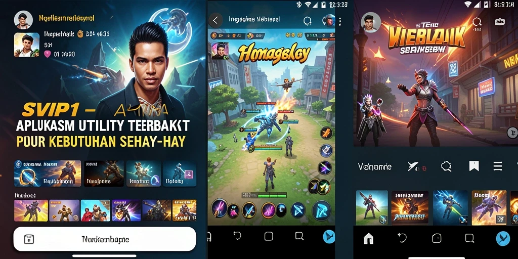 Tampilan antarmuka pengguna SVIP1 yang intuitif dan menarik.
