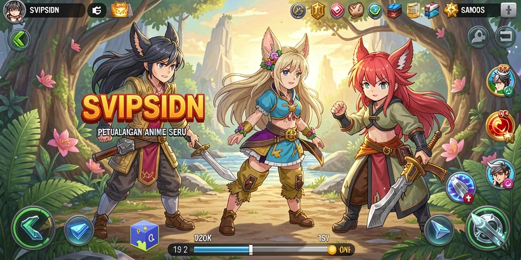 Tampilan menakjubkan dalam gameplay SVIPSIDN.