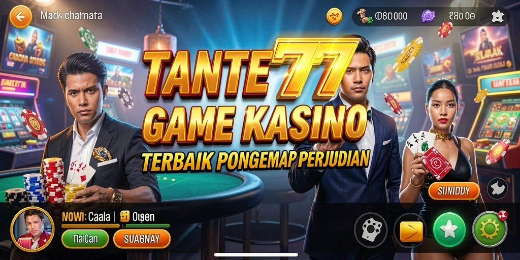 Screenshot utama TANTE777 menampilkan gameplay yang seru dan mendebarkan.