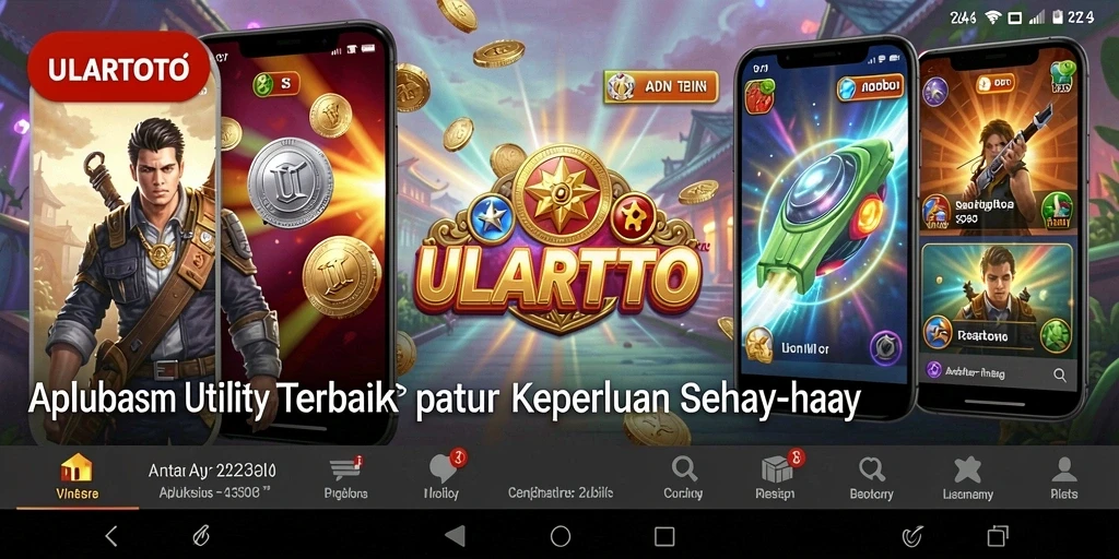 Tampilan aplikasi ULARTOTO yang membantu mengatur kegiatan sehari-hari.