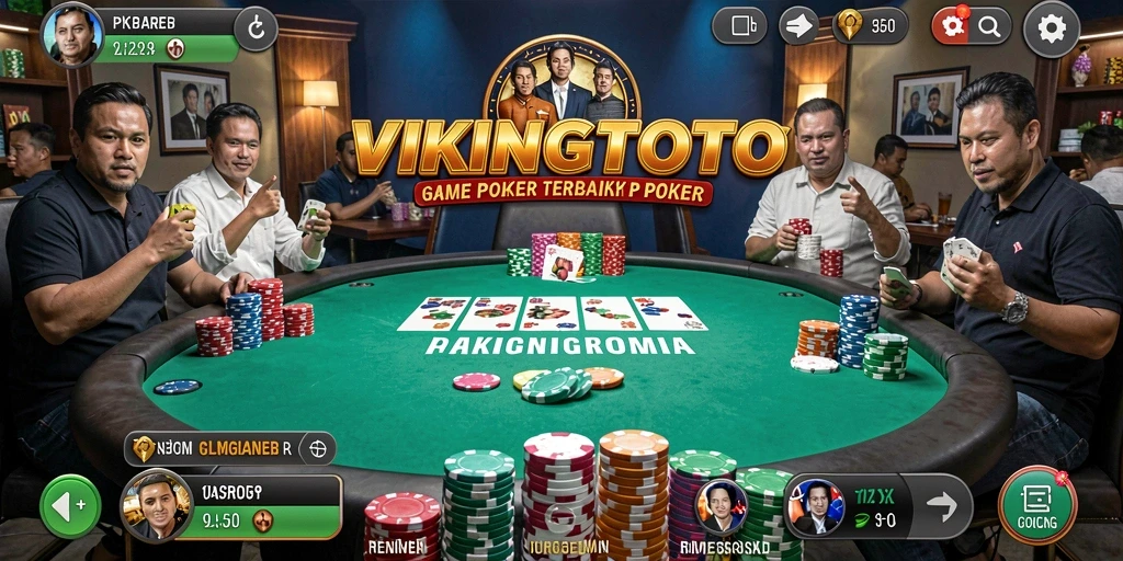 Tampilan gameplay mendebarkan dalam VIKINGTOTO dengan tema Viking.