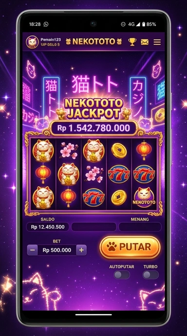 Gambar fitur unggulan dari aplikasi nekototo.